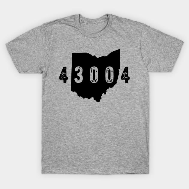 43004 Zip Code Blacklick Ohio T-Shirt by OHYes